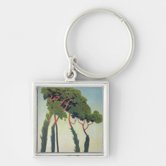 Landscape with Trees, 1911 Key Ring (Front)