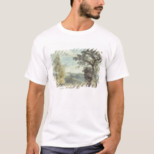 Landscape with Trees and a Distant Mansion T-Shirt