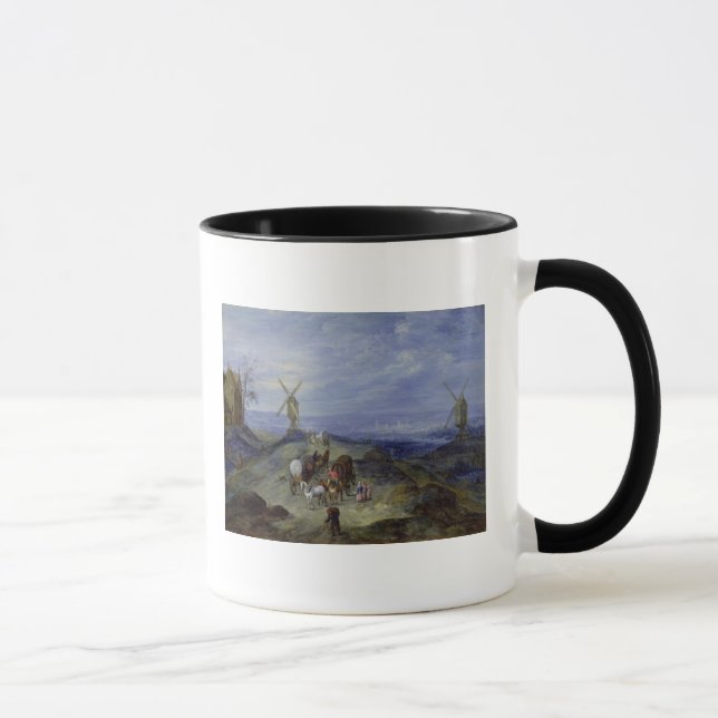 Landscape with Two Windmills, 1612 Mug (Right)