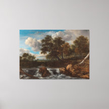 Landscape with Waterfall, Jacob Isaacksz