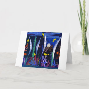 Landscape with Yellow Birds, Paul Klee Card