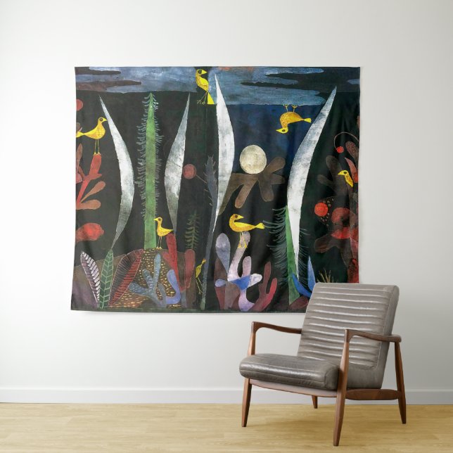 Landscape with Yellow Birds | Paul Klee | Tapestry (In Situ (Horizontal))