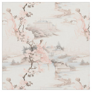 Landscape & Women Fabric
