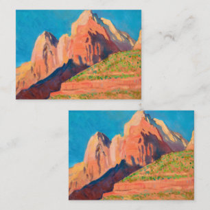Landscape, Zion National Park by Maynard Dixon Business Card