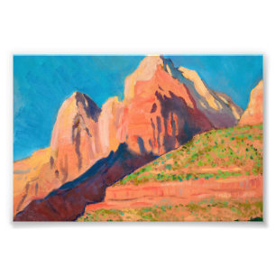 Landscape, Zion National Park by Maynard Dixon Photo Print