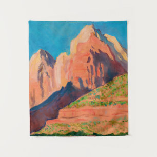 Landscape, Zion National Park by Maynard Dixon Tapestry