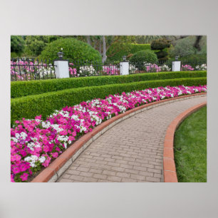 Landscaped Walkway  Poster