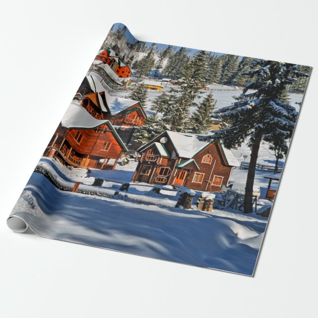 Landscapemountain,ski,snow,winter,active,air,cold, Wrapping Paper (Unrolled)
