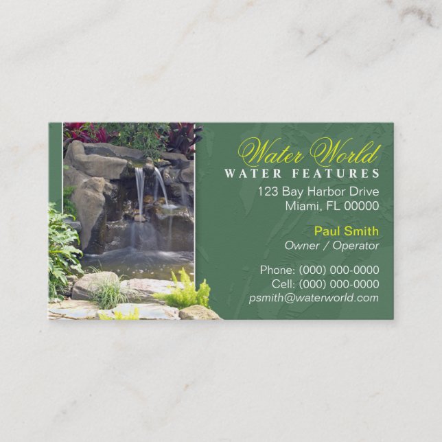 Landscaper Business Card (Front)