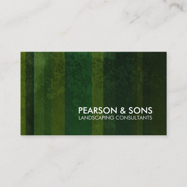 Landscaper Landscaping Gardener Business Card (Front)