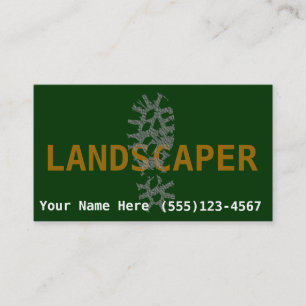 Landscaper Landscaping promote business Card