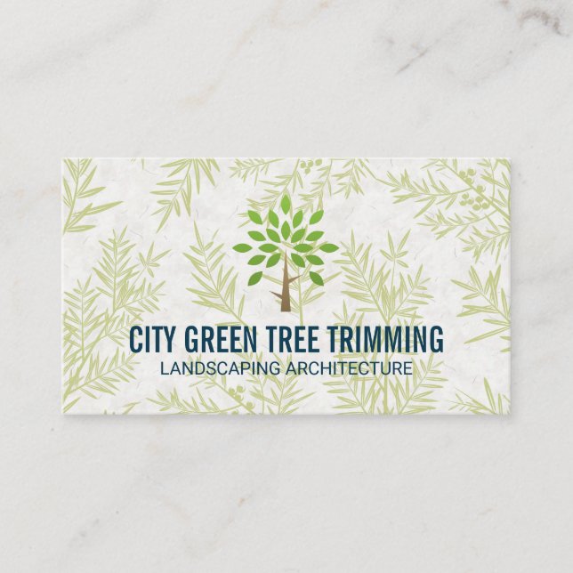 Landscaper | Tree Trimmer Business Card (Front)