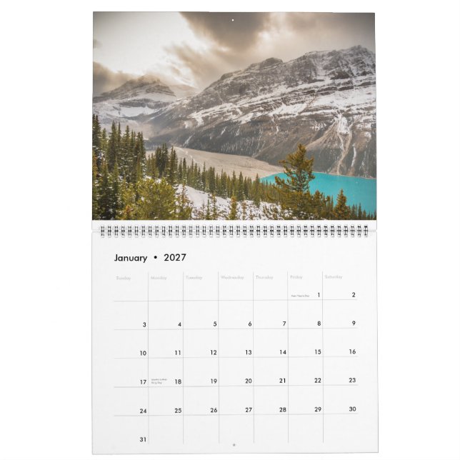 Landscapes 2014 calendar (Jan 2027)