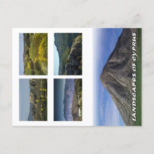 Landscapes of cyprus postcard