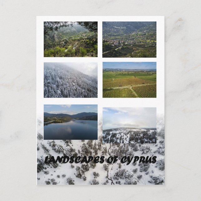 Landscapes of Cyprus Postcard (Front)