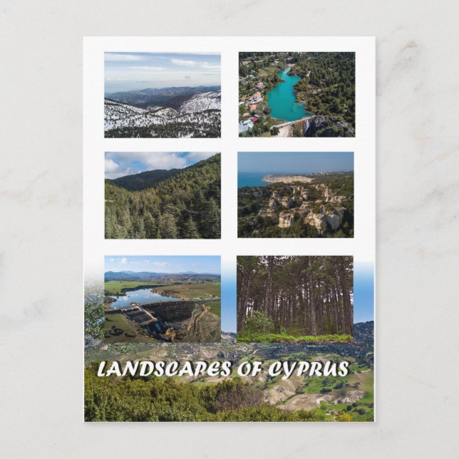 Landscapes of Cyprus Postcard (Front)