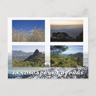 Landscapes of Cyprus postcard