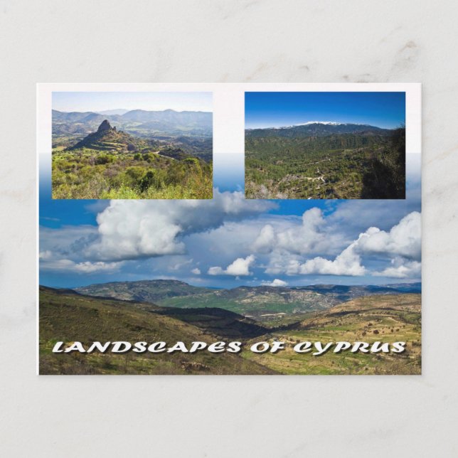 Landscapes of cyprus postcard (Front)