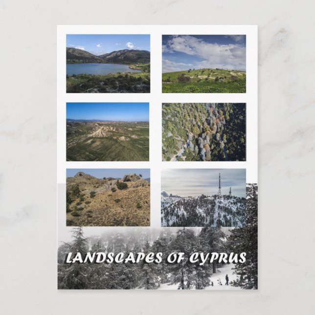 Landscapes of cyprus postcard (Front)