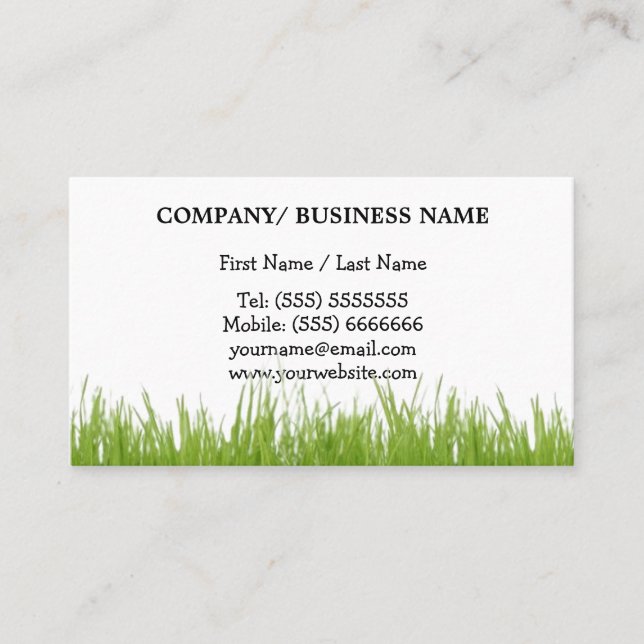 Landscaping Business Card (Front)