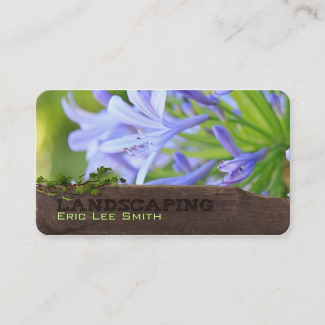Landscaping Business Card (Front)