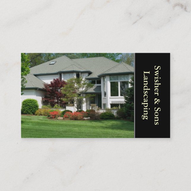 Landscaping Business Card (Front)