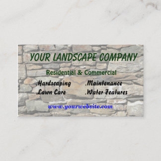 Landscaping Business Card Template