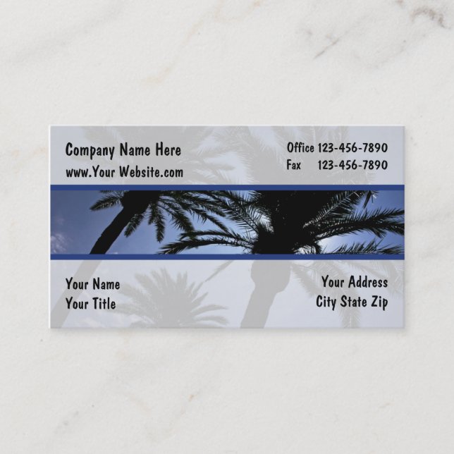 Landscaping Business Cards (Front)