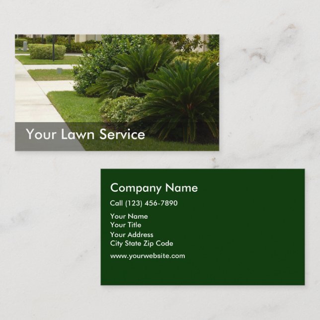 Landscaping Business Cards (Front/Back)