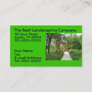 Landscaping Business Flyers Business Card