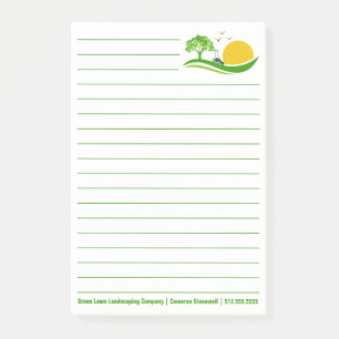 Landscaping Company Lawn Mowing Service Custom Post-it Notes