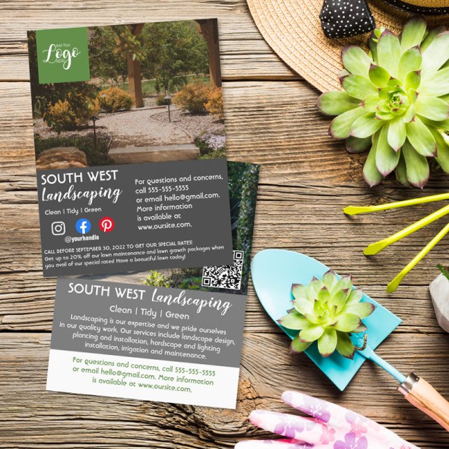 landscaping gardener tree surgeon arborist   flyer (Creator Uploaded)