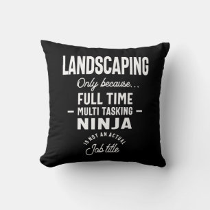 Landscaping Job Title Gift Cushion