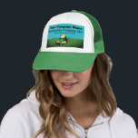 Landscaping Lawn Care Grass Cutting Template Truck Trucker Hat<br><div class="desc">Increase visibility by creating and printing trucker hats for your landscaping (grass cutting) lawn care company with this effective trucker hat customisable template. See the matching business cards and other possible matching products for precision branding that motivate potential clients to choose you and your brand. Choose different availabel colours.</div>