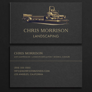 Landscaping Lawn Care Mower Business Card