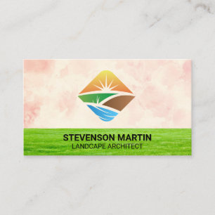 Landscaping Scenery Grass Business Card