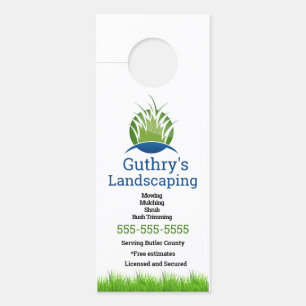 Landscaping Service Door Hanger