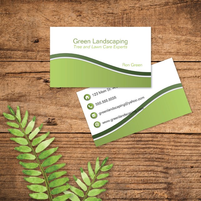 Landscaping Services  Business Card (Creator Uploaded)