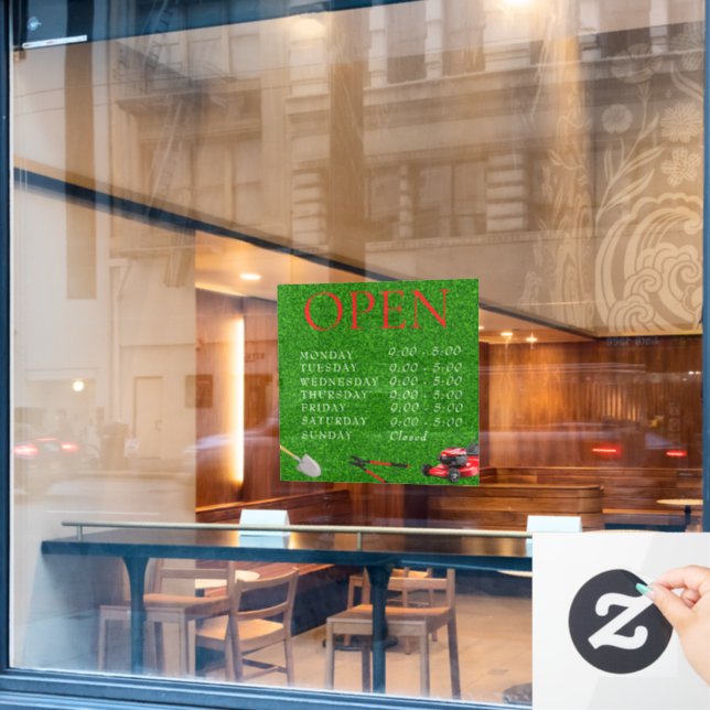 Landscaping Services | Lawn Care & Garden Design (Cafe Window)