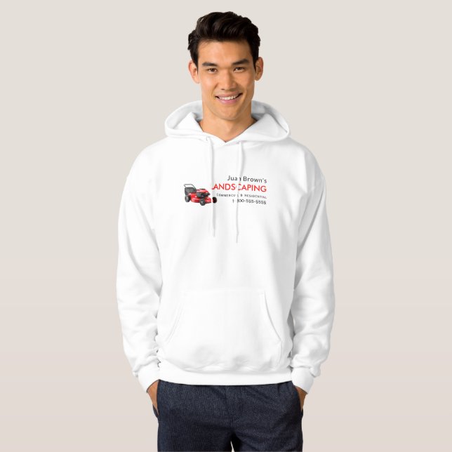 Landscaping Services | Lawn Care & Garden Design Hoodie (Front Full)