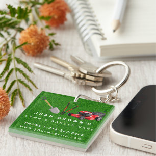 Landscaping Services   Lawn Care & Garden Design Key Ring