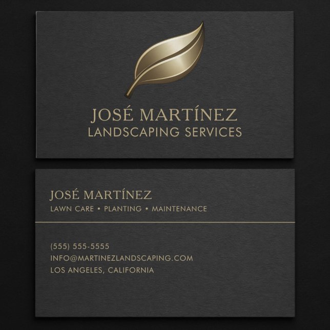 Landscaping Services Professional Business Card (Creator Uploaded)