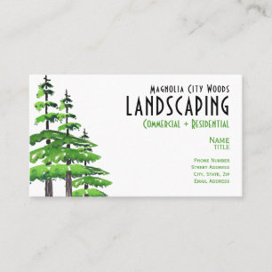 Landscaping Standard, 3.5" x 2.0" Business Card