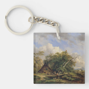 Landschaft bei Gutenstein – Dominik Schufried Key Ring
