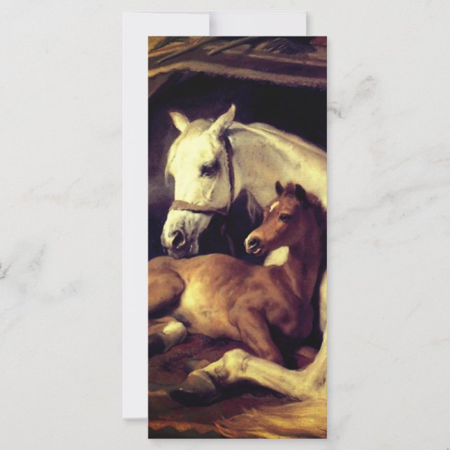 Landseer Horses Card (Front)