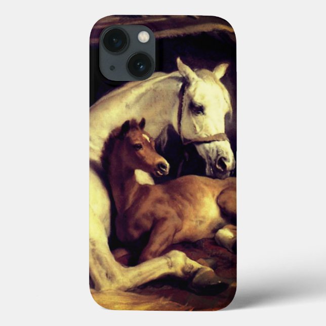 Landseer Horses Case-Mate iPhone Case (Back)