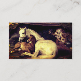Landseer Horses Enclosure Card