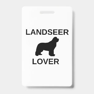 landseer lover ID badge