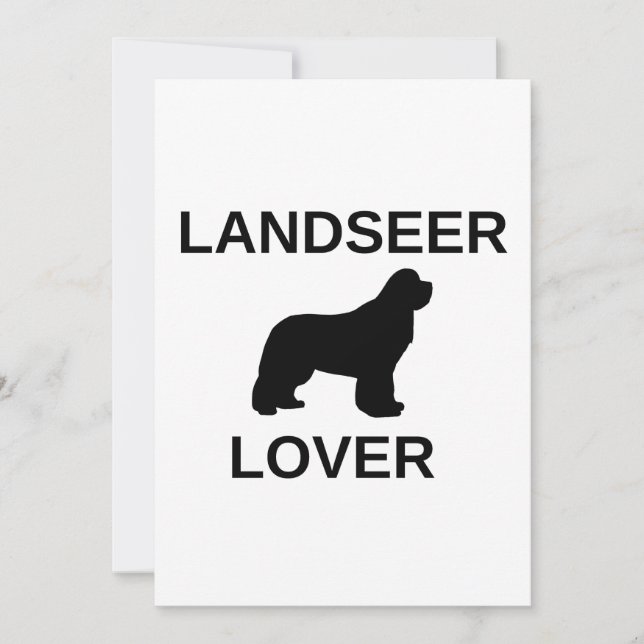 landseer lover invitation (Front)