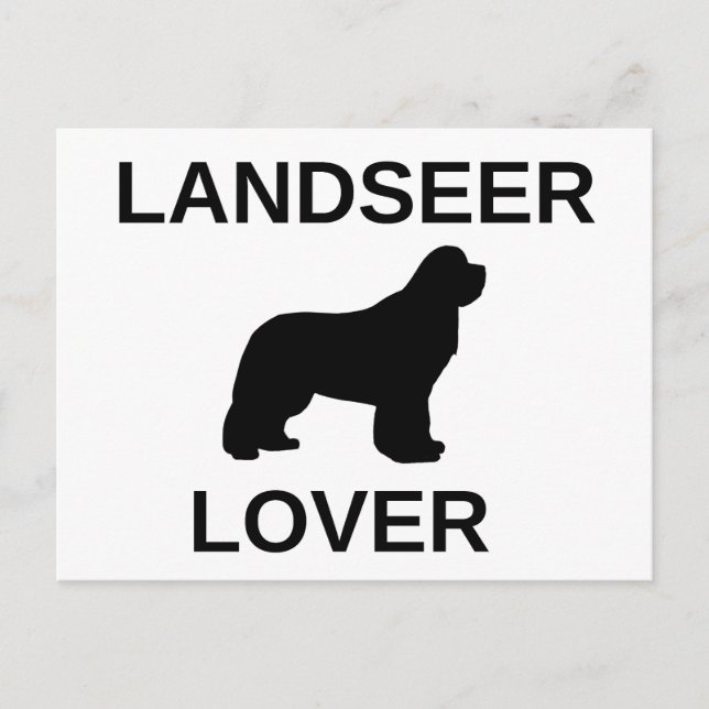 landseer lover postcard (Front)